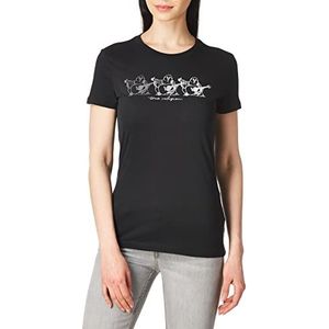True Religion T-shirt voor dames, Onyx