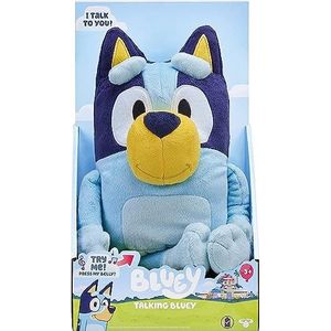 Bluey - Pluche dier met geluidseffecten, functioneel, interactief, (33 cm)