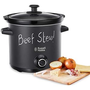 Russell Hobbs 24180-56 Chalkboard Slowcooker + 2 Krijtjes Zwart