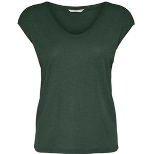 Only Onlsilvery s s v Neck Lurex t-Shirt Jrs Noos Dames t-Shirt