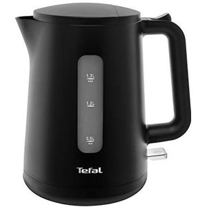 Tefal KO2008 waterkoker Principio Select | 2400 Watt | 1,7 l watertank | automatische aan/uit-schakelaar | antikalkfilter | mat zwart