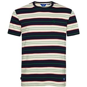 Superdry Vintage Stripe T-shirt voor heren, marineblauw, meerkleurig, XXL