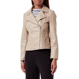ONLY Onlnewmelisa Cc Otw bikerjack van synthetisch leer voor dames, Verweerd teak
