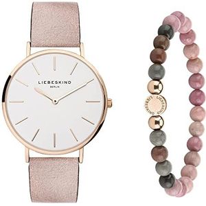 Liebeskind LS-0072-LQB kralen horloge en armband set, meerkleurig, modern, Meerkleurig, Modern