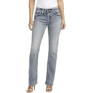Silver Jeans Co. Dames Jeans Indigo, 34W x 33L, Indigo