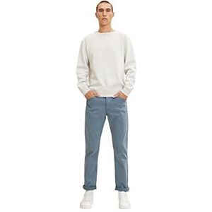 TOM TAILOR Josh Regular Slim herenbroek, 10877 - blauw gemêleerd, 40 W / 34 l, 10877, blauw gemêleerd