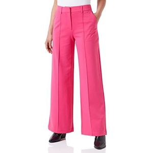 ICHI Ihkate Sus Office Wide Pa Casual zakelijke broek voor dames, 182436/fuchsia paars