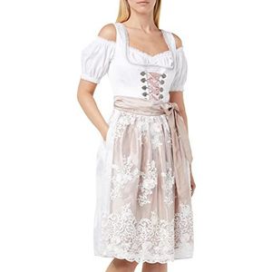 Stockerpoint Aurelie Damesjurk, Wit