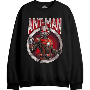 Marvel Meantmmsw012 Sweatshirt voor heren (1 stuk), zwart.