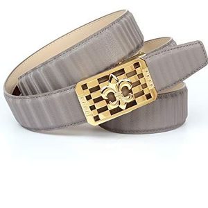 Anthoni Crown Leren riem voor dames, Grau