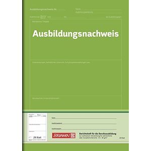 Baier mes & schrift A4 blanco, 20, 28 vellen (groen)