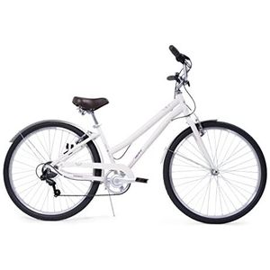 Huffy Sienna damesfiets, hybride, wit, M