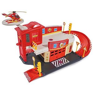 Dickie Toys Brandweerman Sam 203099623 reddingscentrum met helikopter, 48 x 26 x 23 cm