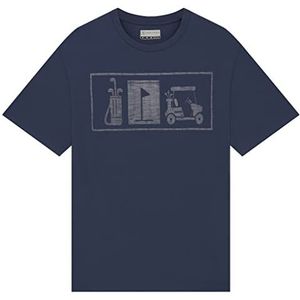 PGA T-shirt Graphic Crew pour homme, bleu marine, XL