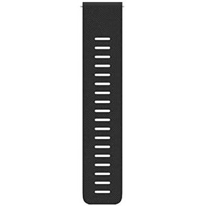 Polar Wrist Band GRITX Pro FKM Single BLK Verwisselbare armband voor volwassenen, uniseks, zwart-rood, S