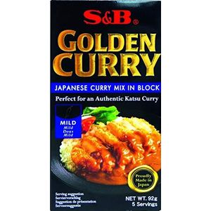 S&B Golden Curry kruidenblok, zacht, 92 g, 12 stuks
