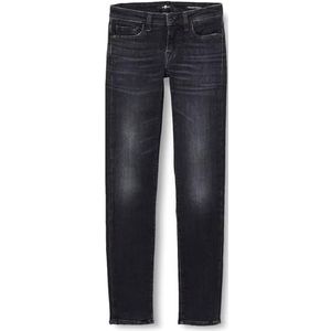 7 For All Mankind Pyper Slim Illusion Jeans, zwart, regular voor dames, zwart, 23 W/23 l, zwart.