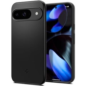 Spigen Thin Fit Beschermhoes compatibel met Google Pixel 9 / Pixel 9 Pro [0,07 inch silhouet], zwart