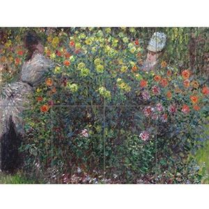 Artery8 Claude Monet Giant Poster Dames Bloemen XL (8 secties)