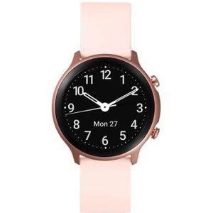 Doro Watch - Smartwatch voor senioren – smartwatch waterdicht – smartwatch voor dames – heren – sporthorloge – touchscreen – activiteitentracker �– stappenteller – hartslagmeter – roze