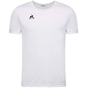 Le Coq Sportif Nr. 1 Match MC Optical White T-shirt voor dames, Optisch - wit