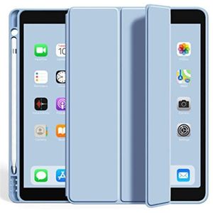 Beschermhoesje voor iPad 10,9 inch (Air 5/4e generatie) met penhouder, Smart Case Cover met Smart Case Cover (hemelsblauw)