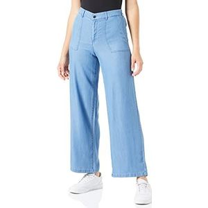 Vero Moda Vmharper Mr Wide Pants lange broek voor dames, Blauwe mix