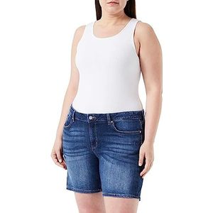 Q/S by s.Oliver Short en jean pour femme, bleu, 44, bleu, 46