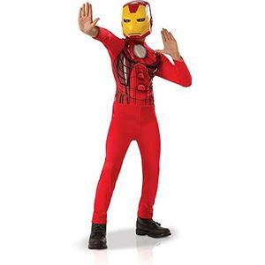 Rubie's - Officieel kostuum – Iron Man Avengers, kinderen, I-640921L, maat L, 7 tot 8 jaar