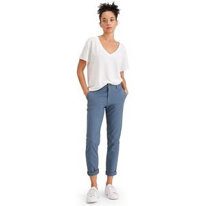 Dockers New Weekend Harvest Gold Cotton Chino broek voor dames, Indigo