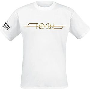 Tool Gold ISO T-shirt, wit, groep merch, strepen, Weiss