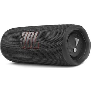 JBL Flip 6 Draagbare bluetooth-luidspreker, waterdicht en stofdicht, hoogfrequente luidspreker voor diepe bassen, 12 uur looptijd, zwart