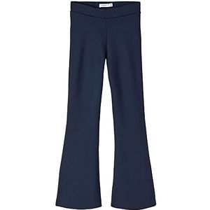 Name It NKFFRIKKALI Bootcut Pant Noos Broek, Dark Sapphire, 128 cm voor meisjes, Dark Sapphire