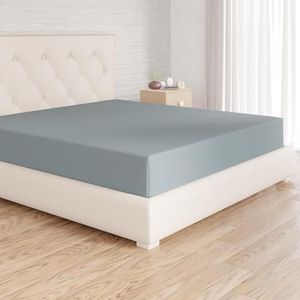 Amazon Basics Microvezel hoeslaken Spa Blauw 180 x 200 x 30