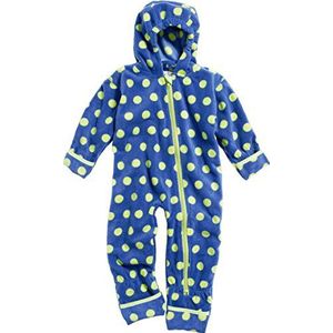Playshoes Fleece-Overall Punkte Snowsuit, Blauw (Navy 11), 62 Uniseks Baby, Blauw