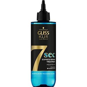 Gliss Kur 7 Sec Express Aqua Revive reparatieverzorging (200 ml) voor extra vocht en een gezonde glans in slechts 7 seconden