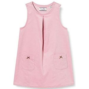 Sanetta Babymeisjesjurk Velvet Dress donkerroze corduroy jurk van hoogwaardig biologisch katoen met betoverende details Fiftyseven Pink, 62, Roze