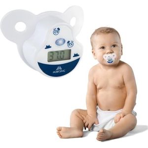 Mobiclinic ®, Tetine thermometer, númeric thermometer, Europees merk, fopspeen voor baby's, zacht, lcd-display, nauwkeurig