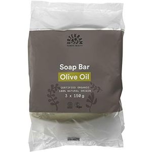 Urtekram Voedende en voedende biologische olijfolie zeep 3 x 150 g
