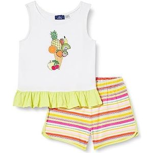Chicco Meisjes-T-shirt en korte broek, 2-delig, meerkleurig, normaal, meerkleurig, Meerkleurig