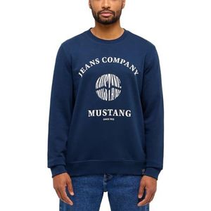 MUSTANG Sweatshirt voor heren, Blauw, M