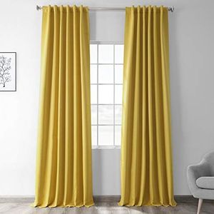 HPD Half Price Drapes BOCH-P Verduisteringsgordijn voor slaapkamer 50x108 (1 paneel), BOCH-171105-108, solariumgeel