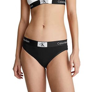 Calvin Klein Moderne bikinislip voor dames, zwart.