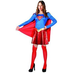 Ciao - Supergirl kostuum voor meisjes, dames, volwassenen, originele DC Comics (maat S) Superman, dames, 11679.S, zwart, maat S