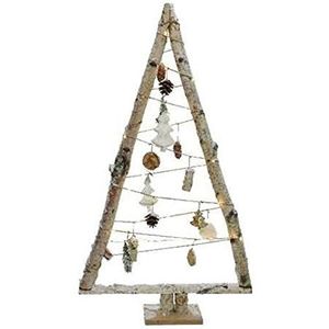 Kaemingk 8719152939411 LED kerstboom met batterij aangedreven licht en decoratie, meerkleurig