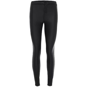 Noisy may Nmella Super Hw Coated Pants Noos Damesbroek, zwart (zwart), L / 32L, Zwart (zwart)