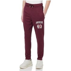 AMERICAN COLLEGE USA Jogging Pantalon de survêtement Homme, Burgundy, S