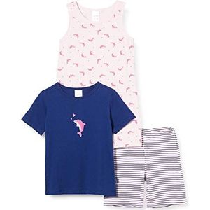 Schiesser Meisjes World Md Nachtkleding Set Tweedelige Meisjes Pyjama (1 stuk), Meerkleurig