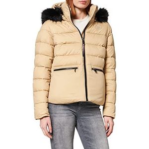 Tommy Hilfiger Th Ess Sorona Padded JKT Damesjas, Beige