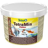 Tetra Min in Flocons - Premium voer voor tropische oppervlaktevissen - bevordert de groei van gezondheid en duurzaamheid - versterkt de kleur - 10 l